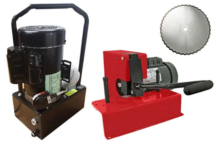 Couplamatic Systems hose crimping and cutting equipment