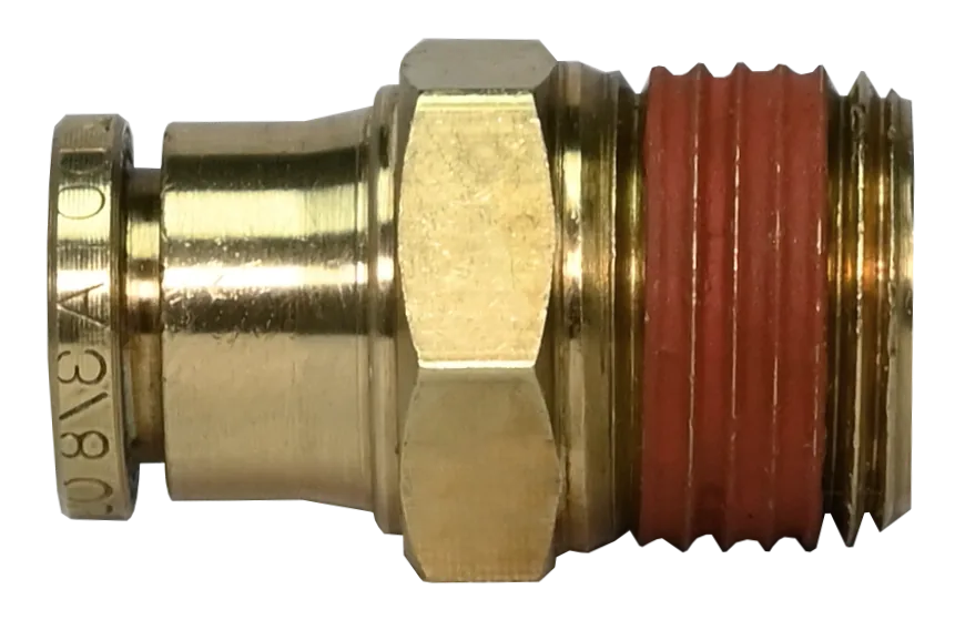 Robo-Fit brass push-to-connect DOT fitting