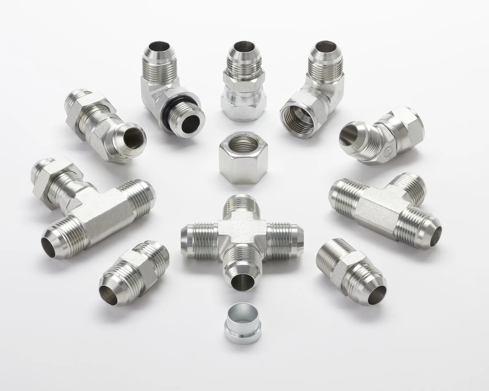 World Wide Fittings steel 37-degree JIC flare fittings and adapters